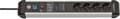 Miniatyrbild 1 av 3: Brennenstuhl Premium-Protect-Line, 4-vägsuttag med överspänningsskydd 60 000 A (3m kabel, med strömbrytare, Made in Germany) silver/svart