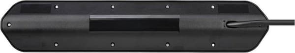 brennenstuhl®estilo hjørnestik 4-vejs (stikdåse med rustfri ståloverflade til køkken og kontor, med 4x beskyttende kontaktstik, 2x Euro-stik, 2x USB-o