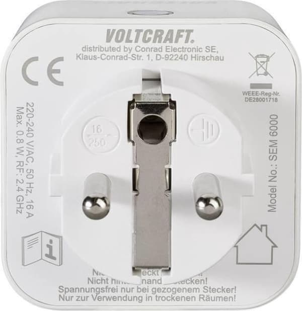 Voltcraft SEM6000 Energi Cost Meter - med ca