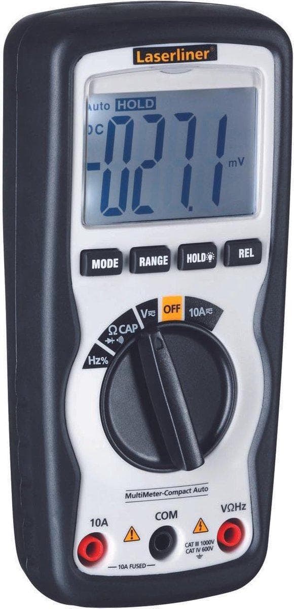 Laserliner MultiMeter-Compact Auto Multimeter Digital CAT IV 600 V Näyttö (määrät): 4000