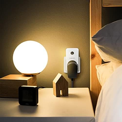 LogiLink adapterkontakt med skymningssensor, vit - för marknaden: D / Nl / A / L - 1 st (PA0263)