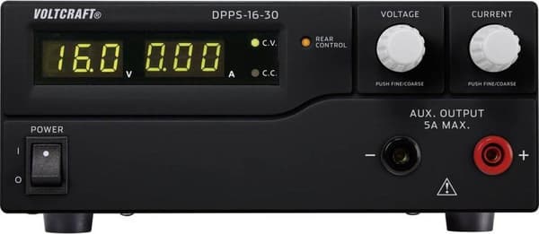 VOLTCRAFT DPPS-16-30 Lab strømforsyning, justerbar 1 - 16 V/DC 0 - 30 A 480 W USB Programmerbar Antal udgange 1 x