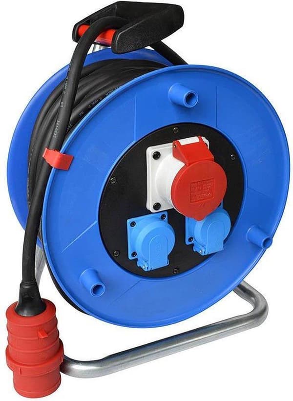 Brennenstuhl 1237980 Garant CEE 1 IP44 kabelrulle - H07RN-F 5G2.5 - 30m
