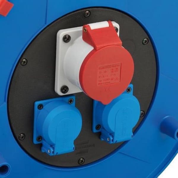 Brennenstuhl 1237980 Garant CEE 1 IP44 kabelrulle - H07RN-F 5G2.5 - 30m