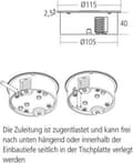 Miniatyrbillede 5 af 5: Bachmann Twist dobbelt fatning. Mat sort. hollandsk grundstødning