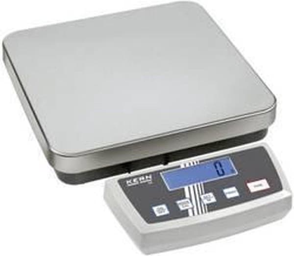 Kern DE 35K5D Pakkevægt Vejeområde (maks.): 35 kg Opløsning: 5 g, 10 g strømforsynet, batteridrevet Sølv