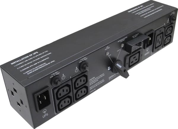 Vertiv MP2-220L Power Distribution 2U Black 4 AC Output(s) Sort