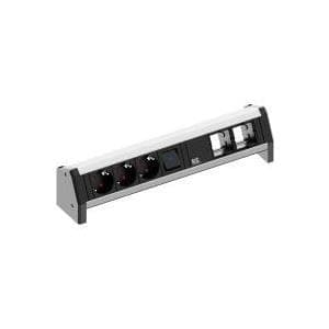 Bachmann DESK 1 - Forlængerledning - AC 230V - indgang, indgang GST18 - udgangsstik: 3 - Tyskland - Sort (902.018)