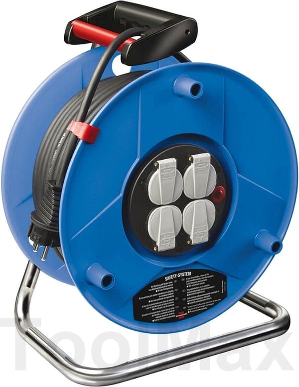 Brennenstuhl Garant Kabelrulle - 4-vejs - 50 meter - 3x1,5mm2