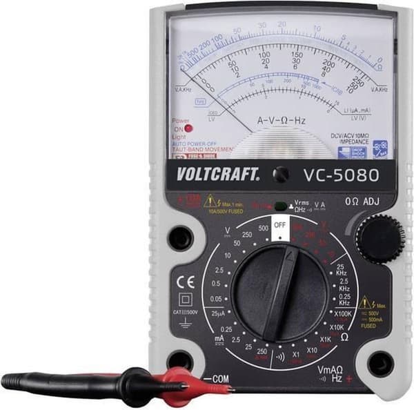 VOLTCRAFT VC-5080 Multimeter Analog CAT III 500 V