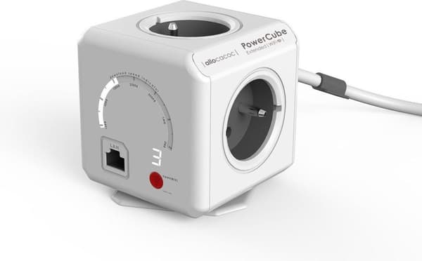 Allocacoc PowerCube Extended Wifi (bílá/šedá)