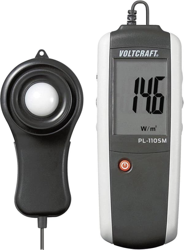 VOLTCRAFT PL-110SM lysmåler 0 - 1999 W/m²