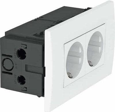 OBO Bettermann Vertr fatningsenhed 2-vejs 84x140x59mm rt SDE (6119409)