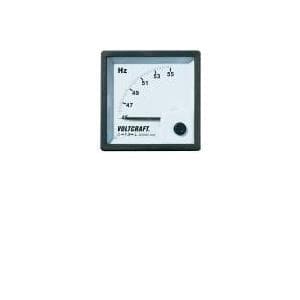 VOLTCRAFT AM-72X72/50HZ analoginen paneelimittari AM-72X72/50HZ 45-55 Hz liikkuva kela, 380-400 V/AC (AM-72X72/50HZ)