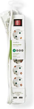 Pikkukuva 4 / 7: Nedis Power Strip | PG-pistoke / tyyppi F (CEE 7/7) | 5-suuntainen | 1,50 m | 3680W | 16 A | Maadoitustyyppi: Sivukoskettimet | 230 V AC 50/60 Hz | Is