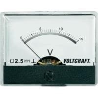 VOLTCRAFT AM-60X46/15V/DC Sisäänrakennettu mittari AM-60X46/15V/DC 15 V liikkuva kela