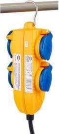Miniatyrbillede 4 af 6: Brennenstuhl 1169200010 Power Block 4 fold - 5m
