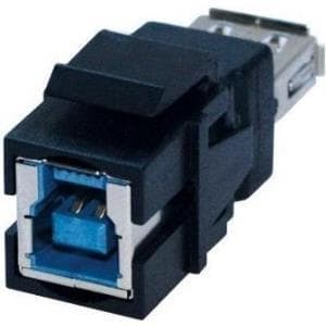 Bachmann - Modulær indgang - USB 3.0 Type B - Sort
