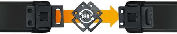 Brennenstuhl Premium-Line strømskinne med 8 kontakter / sort - 3 meter