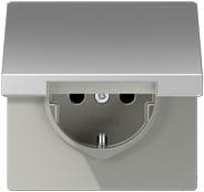 Jung AL 1520 KL AN Schuko pistorasia 16 A 250 V saranoidulla kannella LS-sarja antrasiitti 250 V