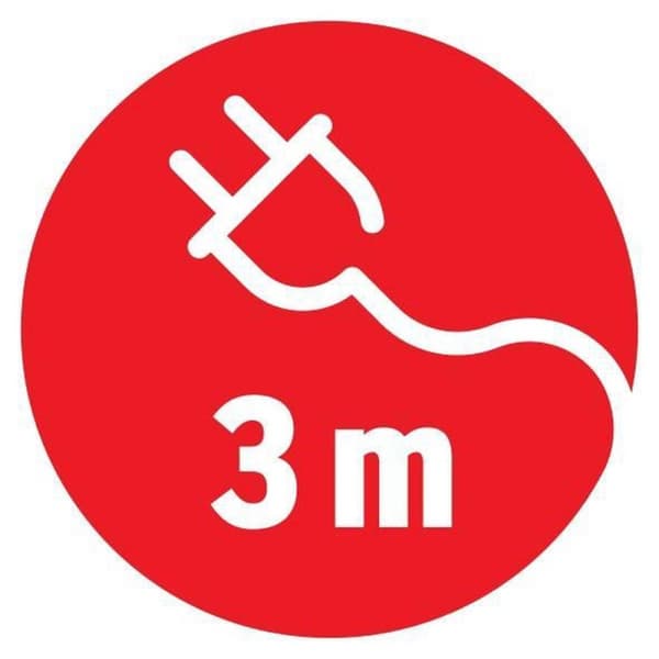 Brennenstuhl Premium-Line strømskinne med 6 kontakter / grå / sort - 3 meter