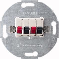Merten 467014 Sockel Svart - Metallic - Röd (467014)