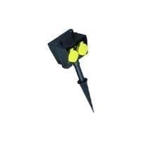 Bachmann 394.180 Udendørs 2AC-udtag 2m Sort - Blåt forlængerkabel (394.180)