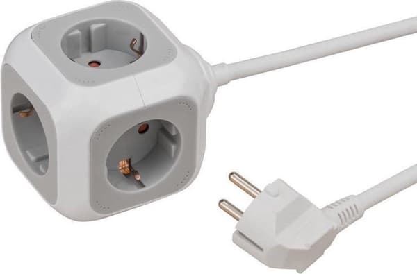 Brennenstuhl 1150090 teholaajennus 1,4 m 4 AC ulostulo(t) Sisä Valkoinen