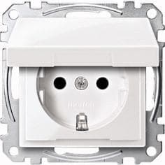 Merten MEG2310-0319 fatning CEE 7/3 hvid (MEG2310-0319)
