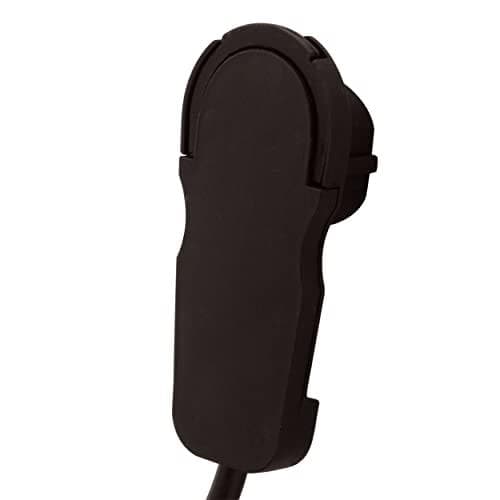REV 0012316514 Smart, tredobbelt fatning med fladt stik (8mm), 2m, max. 3680W, sort