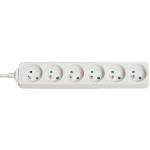 LINDY 6-vejs netstik - Forlængerledning - AC 230V - 3680 Watt - Indgang, indgang fransk / UTE - Udgangsstik: 6 (fransk / UTE) - Frankrig (73125)