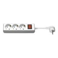 Wentronic goobay NK 300S-300 CS - strømskinne - AC 250 V - 3500 Watt - input, input strømforsyning - udgangsforbindelser: 3 - 3 m - hvid (51083)