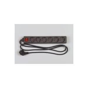REV - Forlængerledning - AC 250V - 3500 Watt - udgangsstik: 6 - 1,4 m (512380555)