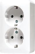 Pikkukuva 2 / 2: Jung Socket pistorasia suojakoskettimella 6020AWW