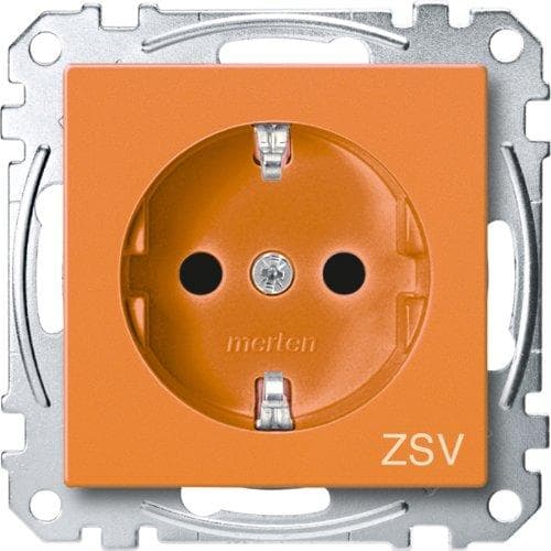 Kanta SCHUKO MEG2300-0302 oranssi System M (MEG2300-0302)