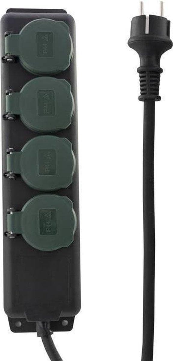 REV 0512467555 Stikkontakt uden kontakt 2-vejs Sort, Grøn PG stik 1 stk.