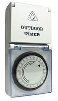 Miniatyrbillede 1 af 5: AS Schwabe 24031 socket timer analogt dagligt program 3500 W IP44 (24031)