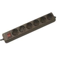 Bachmann - Forlængerledning - AC 250 V - 3600 Watt - 6 udgangsstik - 1,4 m (381.144S)