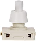 Miniatyrbillede 1 af 3: Bachmann 924.137 Trykknapafbryder 1P hvid elektrisk kontakt (924.137)