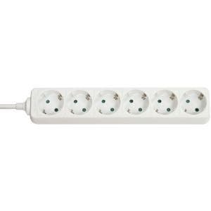 LINDY - forlængerledning - AC 250 V - 3500 Watt - udgangsstik: 6 - 1,4m - hvid (73102)