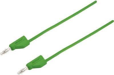 VOLTCRAFT testledning [4mm stik - 4mm stik] 2m Grøn MSB-300 (MSB-300-2-GR)