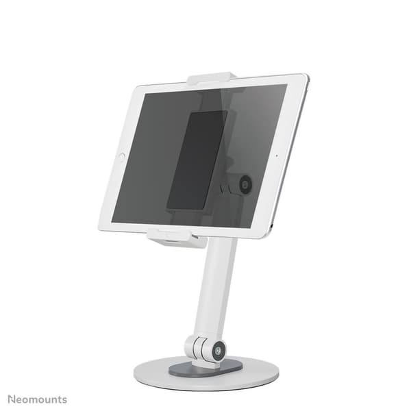 Neomounts Tablet holder skrivebord - 7 til 12,9 tommer - Justerbar - Universal - Hvid Hvid