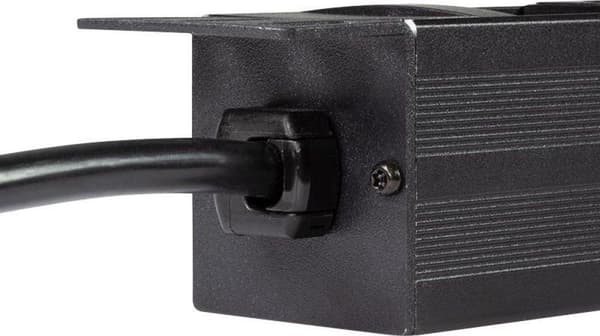 LogiLink PDU8C02 strømfordeling 1U Sort 8 AC stikkontakt(er)