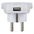 Pikkukuva 3 / 5: Hama World to Europe USB-matkasovitin, 2- ja 3-pinnisille laitteille, 1x USB (00223475)