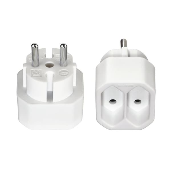 Hama 2-vejs fatningsadapter, 2x Euro fatning, dobbeltpakke, hvid (00223211)