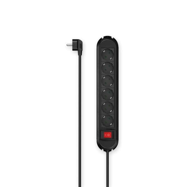 Hama 00223037 Intelligent Plug Strip 6 AC-udgange 1,5 m (00223037)