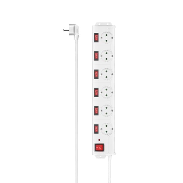Hama 00223159 Intelligent Plug Strip 6 AC-udgange 1,4 m 3680 W (00223159)