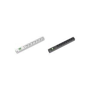 Bachmann - Forlængerledning (rack - monteres) - 7 udgangsstik - 1U - 48,3 cm (19") (333.405)
