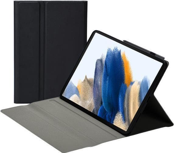 4smarts flip cover DailyBiz Samsung Galaxy Tab A8 10.5 (2021) sort En enkel håndbevægelse og du forvandler din tablet til en notesbog, den perfekte sk