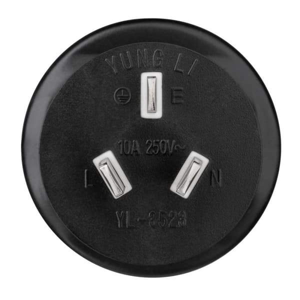 hama "China / Australia" Travel Plug, black enables you to connect electrical devices in the following - 1 piece (108882)